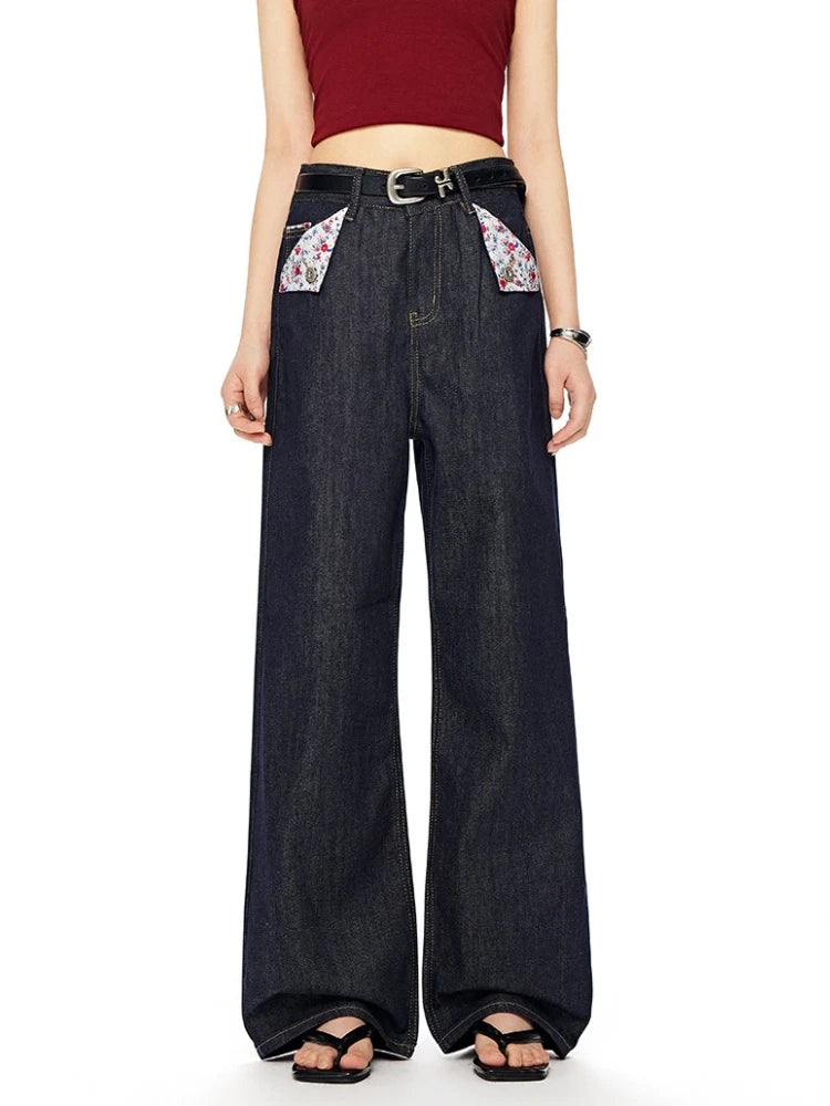2026 Women's Baggy Denim Jeans Y2K Oversized Wide Leg Pants Grunge Punk Harajuku Streetwear Korean Vintage Mom Jeans