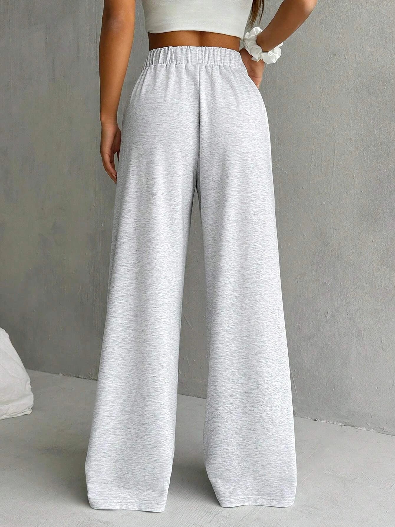 Women's Casual High-Waisted Wide-Leg Pants
