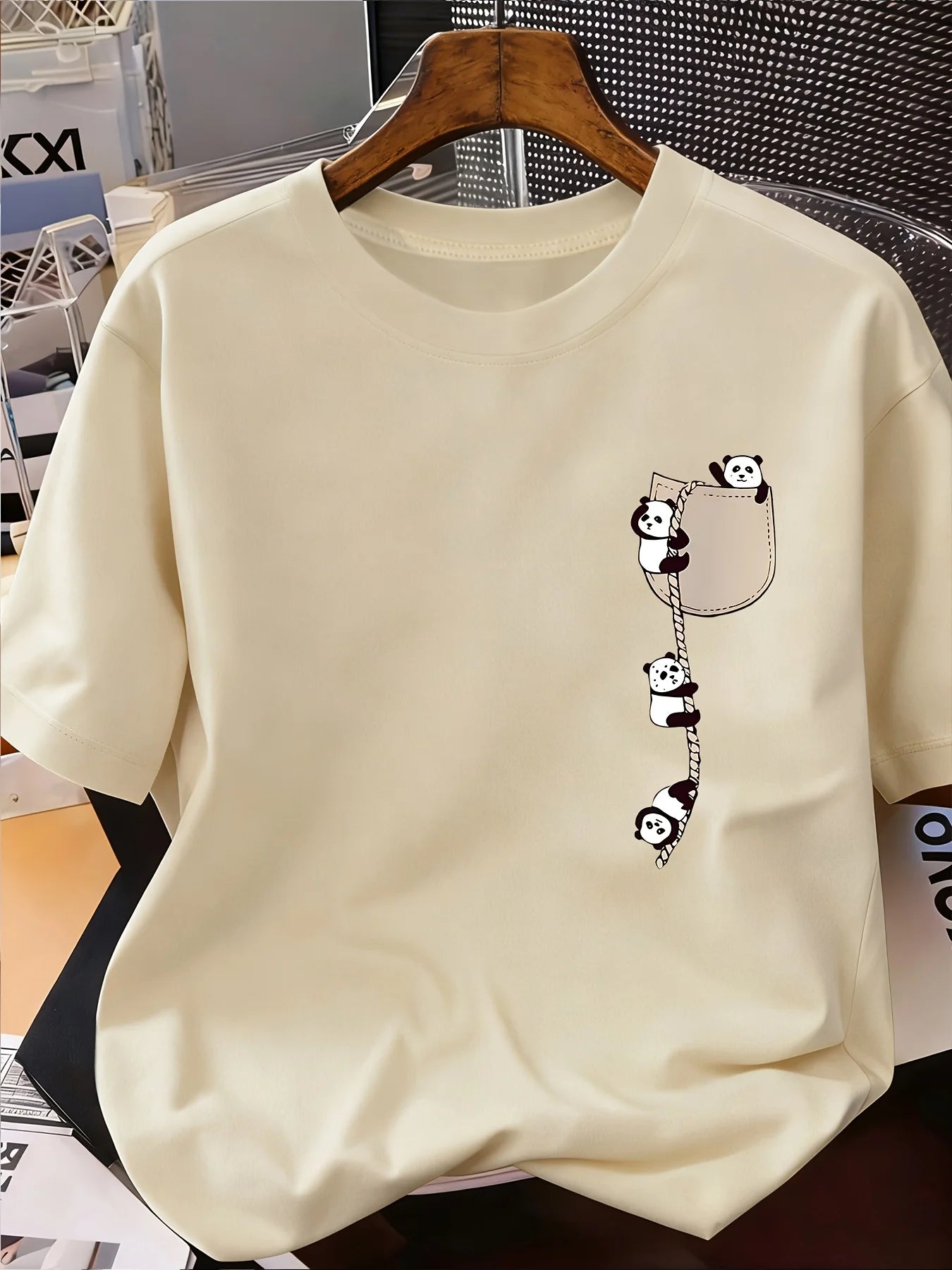 Fashion New Design - Women's Round-neck Panda Print Fashion Short-Sleeved Summer Casual T-shirt women clothes Summer Streetwear